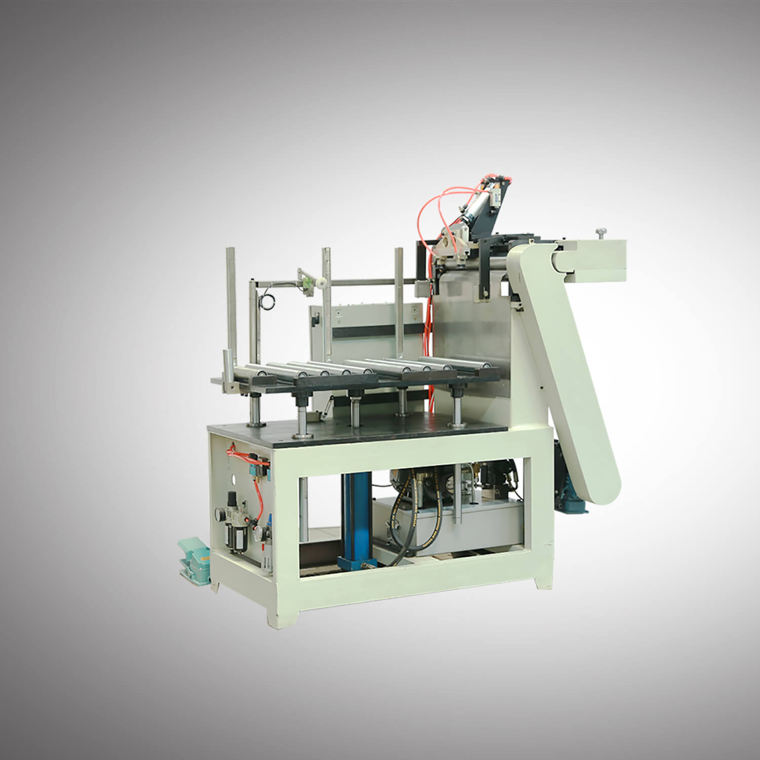 Semi Auto 10-25L Round Drum Can Production Line-2