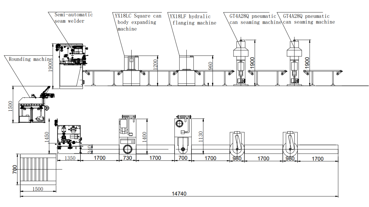 Semi-Auto-10L-20L-Square-Can-Production-Line-9 Semi-Auto-10L-20L-Square-Can-Production-Line-9