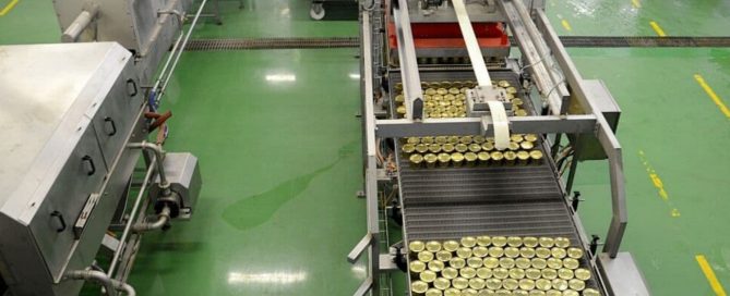 Процесс производства двухсекционных банок